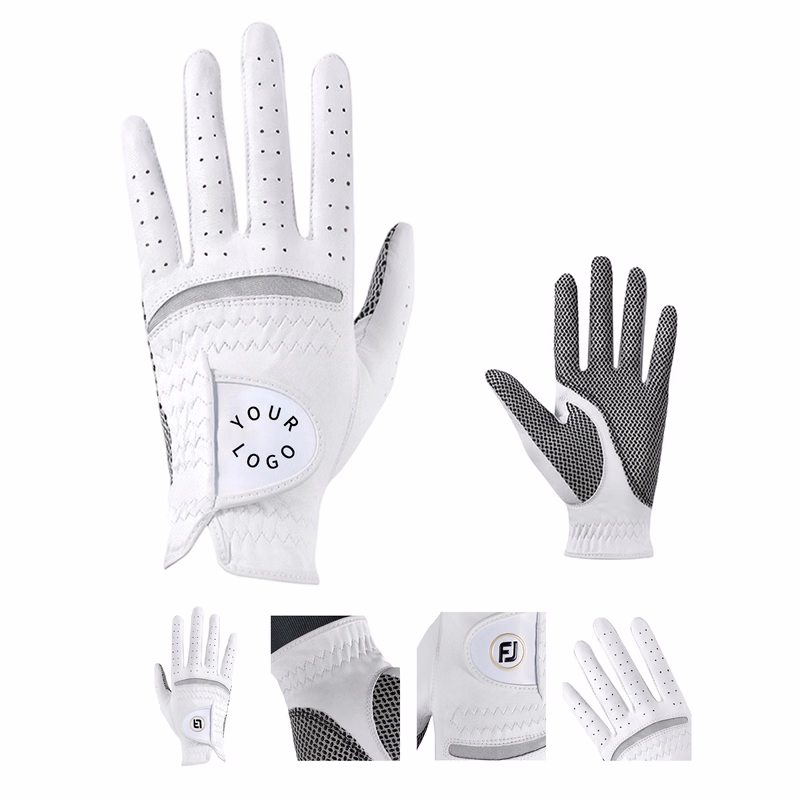 Super Fiber Golf Glove With Lycra Panel And Hook Loop Closure 7.5" Length