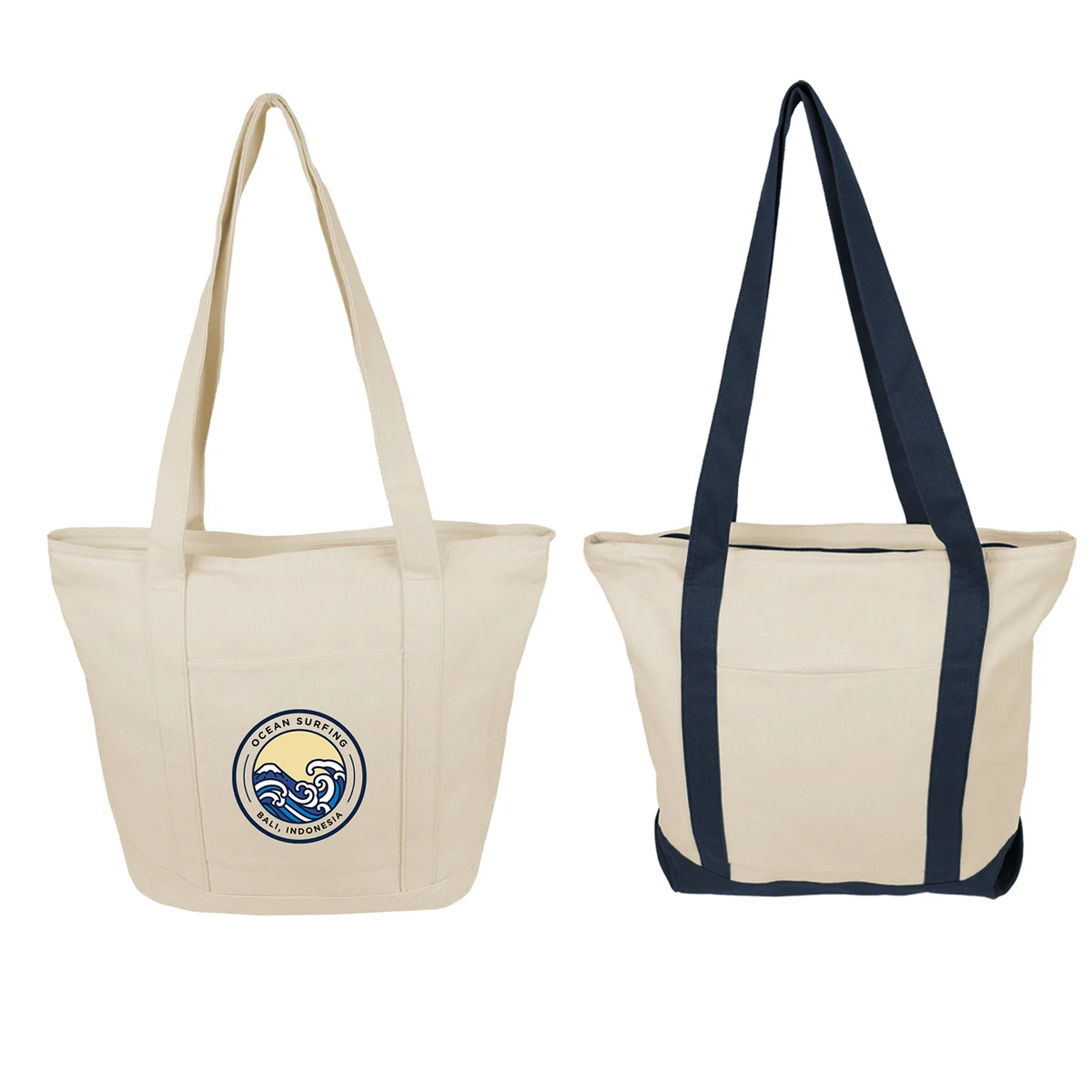 Heavy Duty Daily Boat Tote, custom tote bag with logo imprint 1