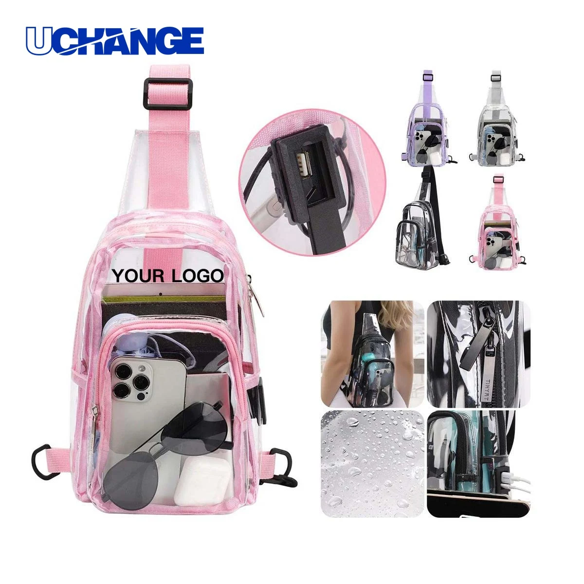 Clear PVC Bag Tote for Daily Use 1