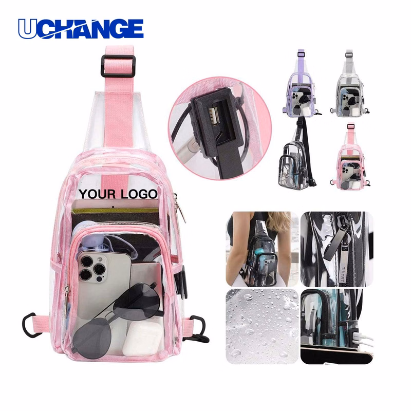 Clear PVC Bag Tote for Daily Use