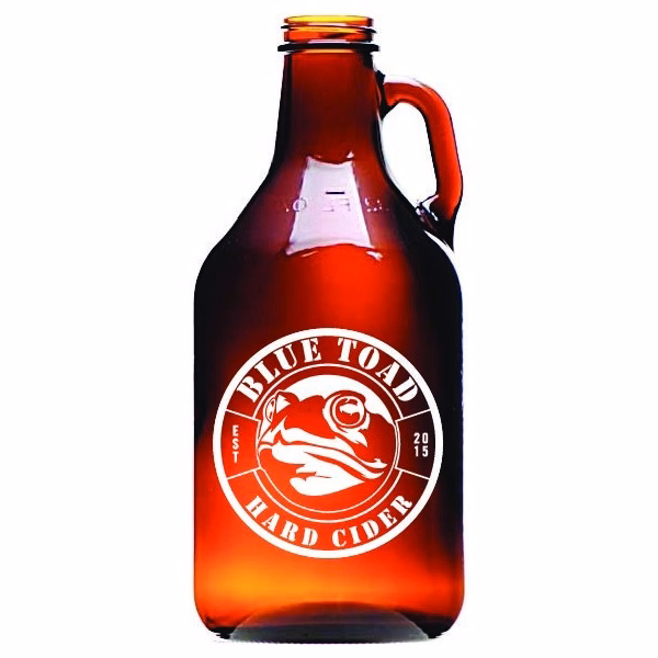 32 oz Mini Amber Growler