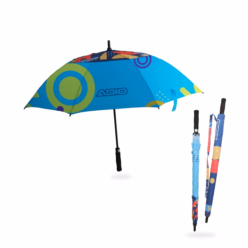 Full Color 30" Automatic Open Golf Umbrella