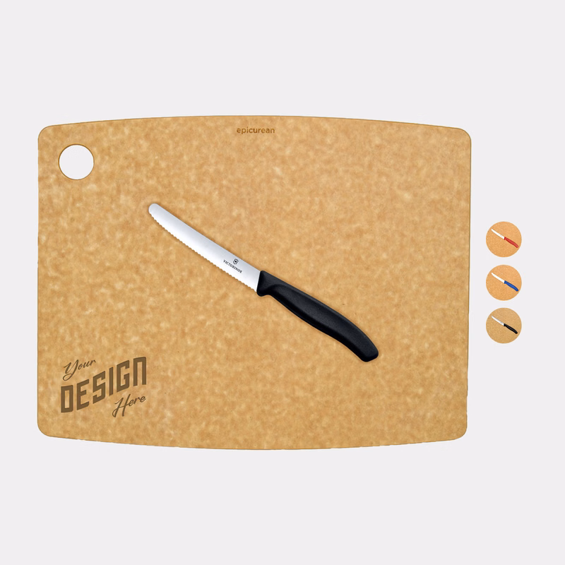 Epicurean - Victorinox® USA Made Gourmet Natural Cutting Board Combo Set