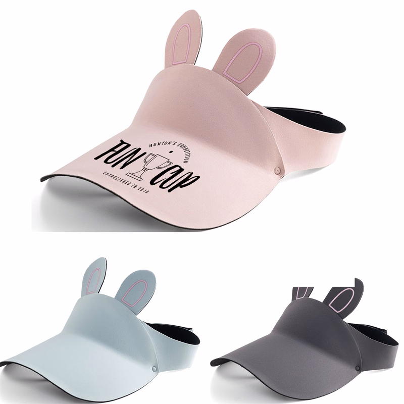 Kids's Foldable Sun Visor Bunny UV Protection