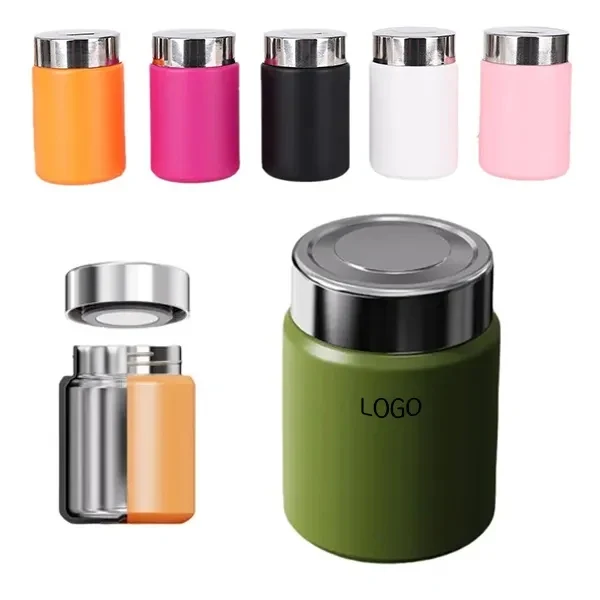 6 oz Stainless Steel Vacuum Water Bottle with 316 Grade, custom water bottle with logo imprint 1
