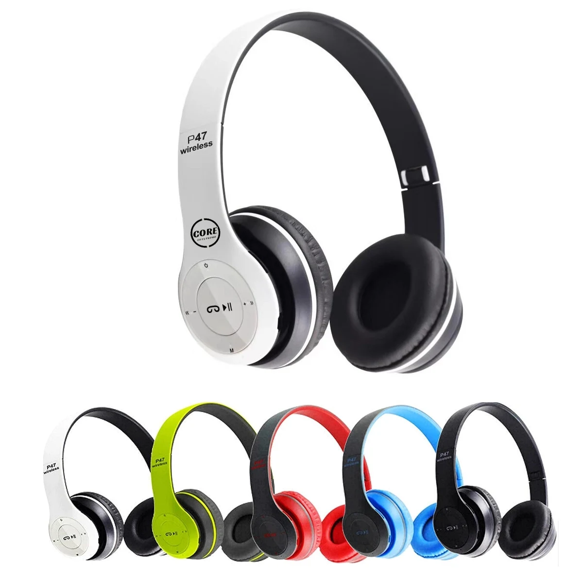 Foldable Wireless Stereo Headset with Built-in Mic 1