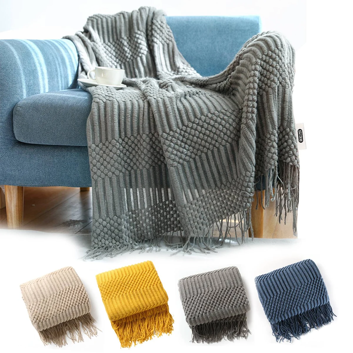 Knitted Throw Blankets 1