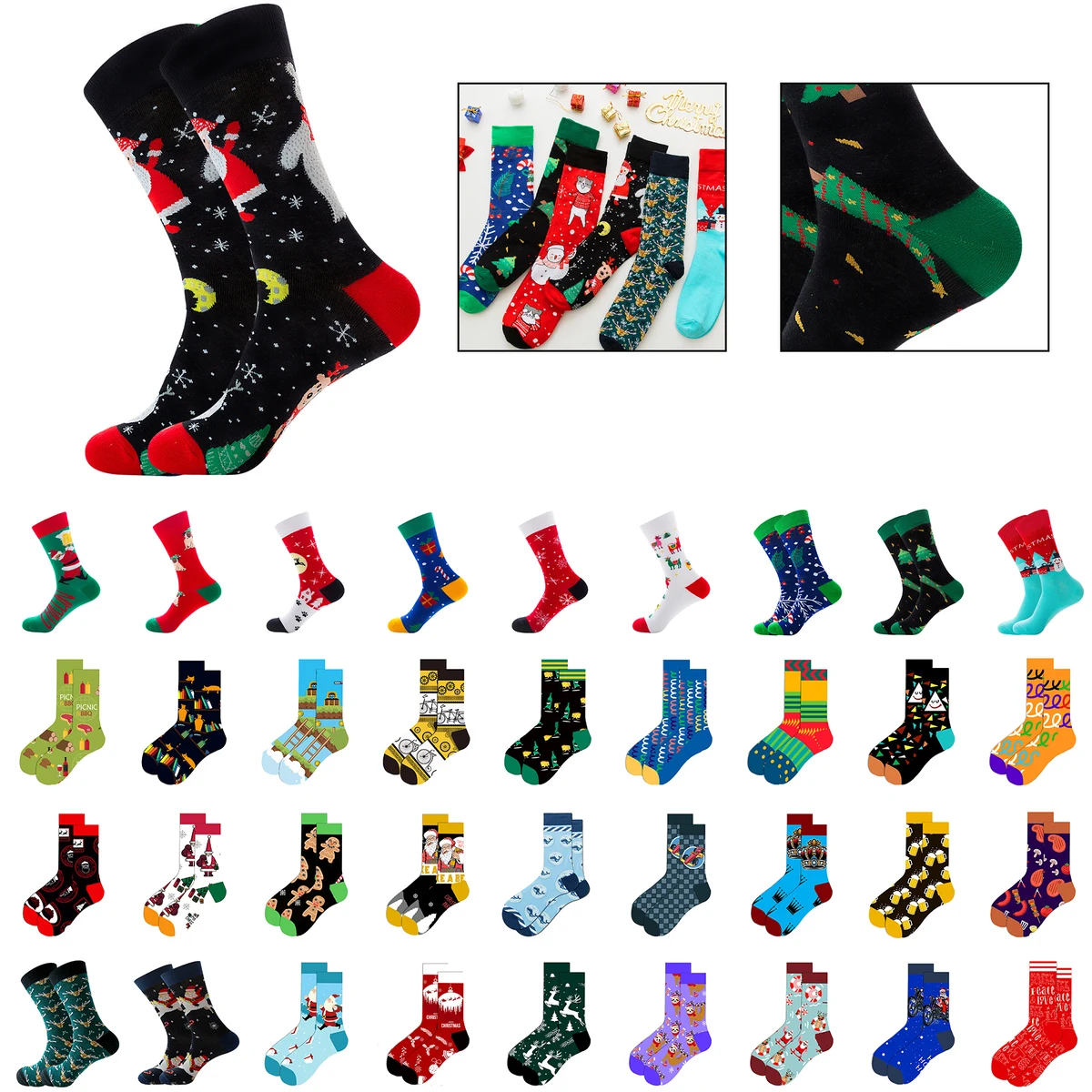 Cotton Christmas Sock 1