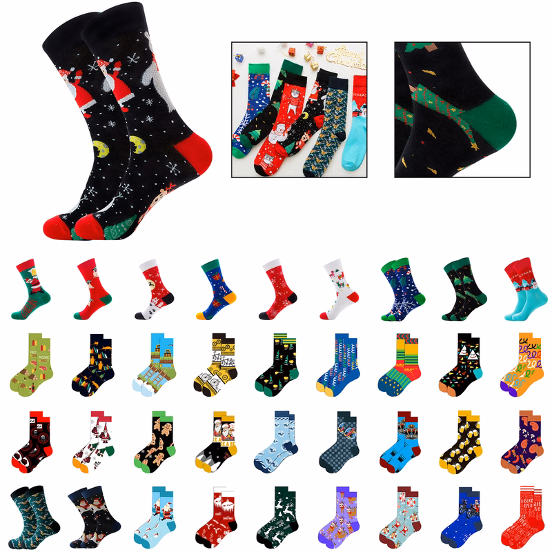 Cotton Christmas Sock