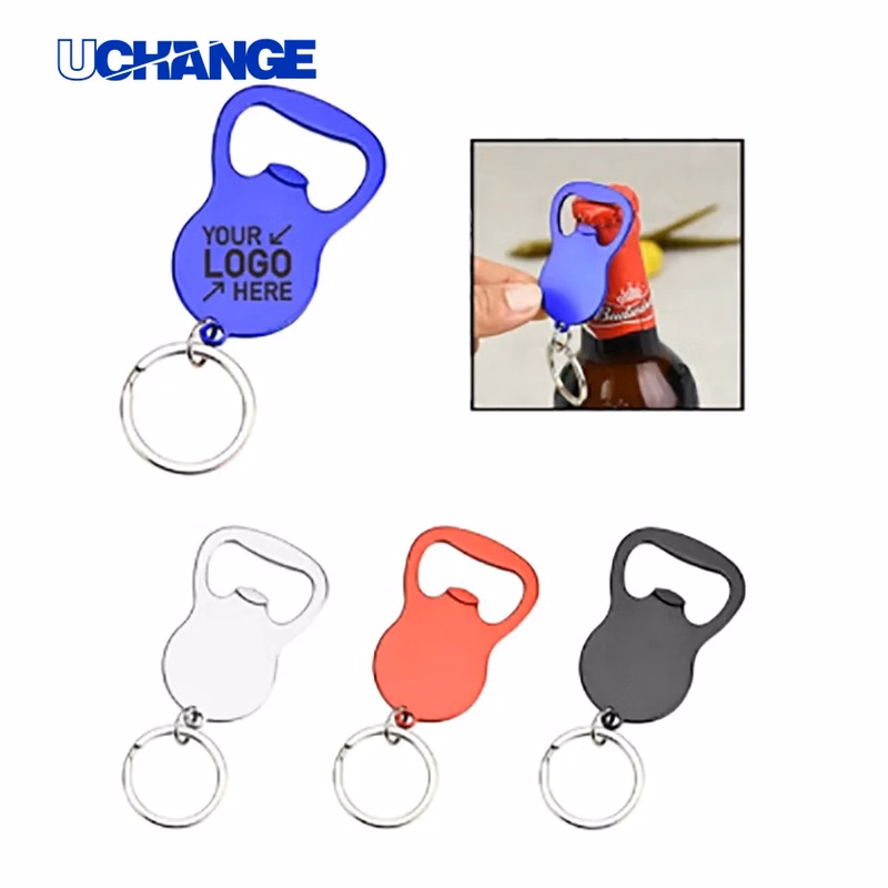 Gourd Shape Bottle Opener Keychain Decorative Bar Accessory