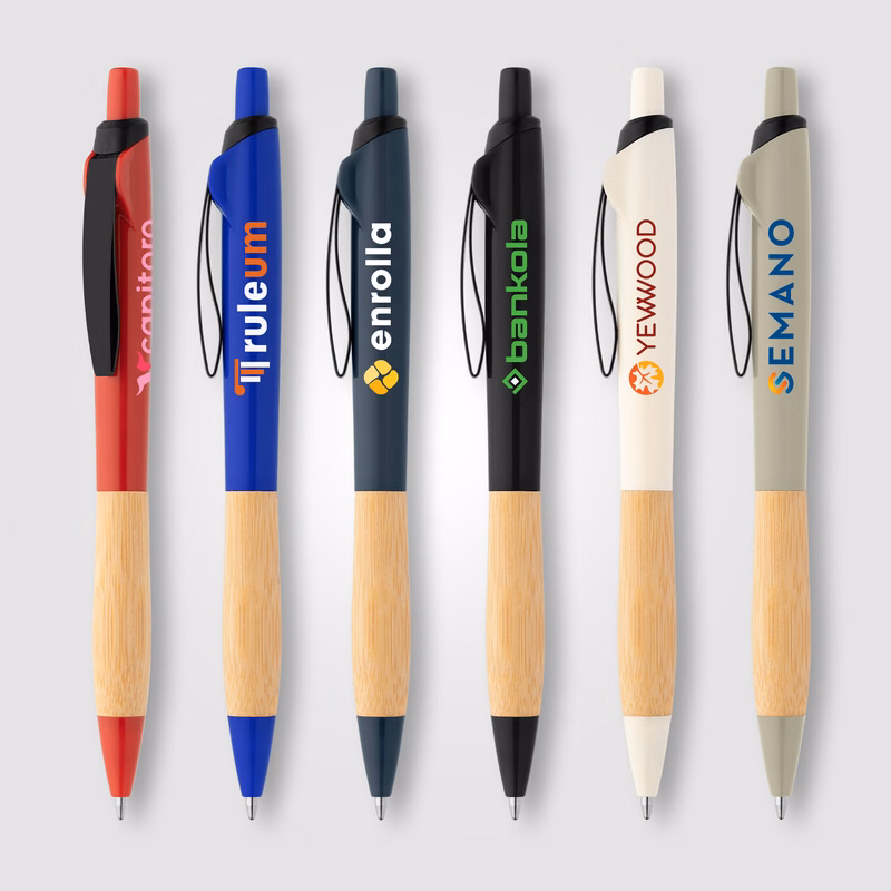 Crest Recycled Plastic Curvy Pen
