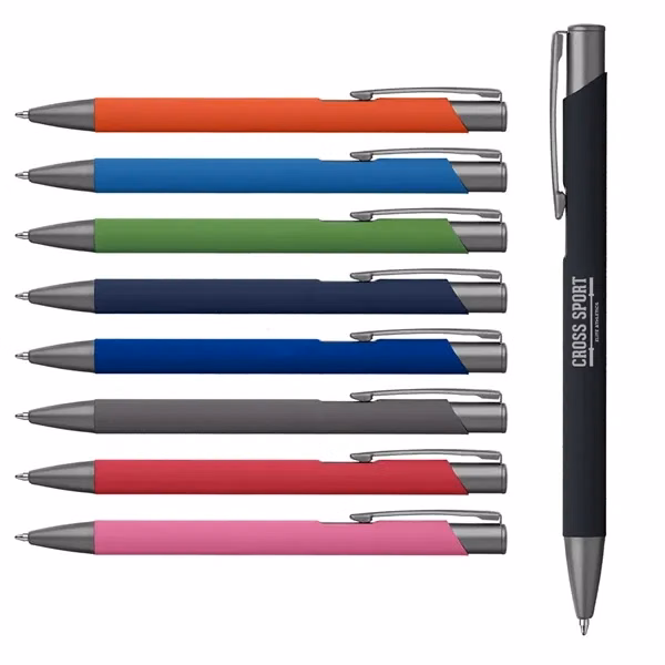Milano Soft-Touch Laser-Engraved Metal Pen