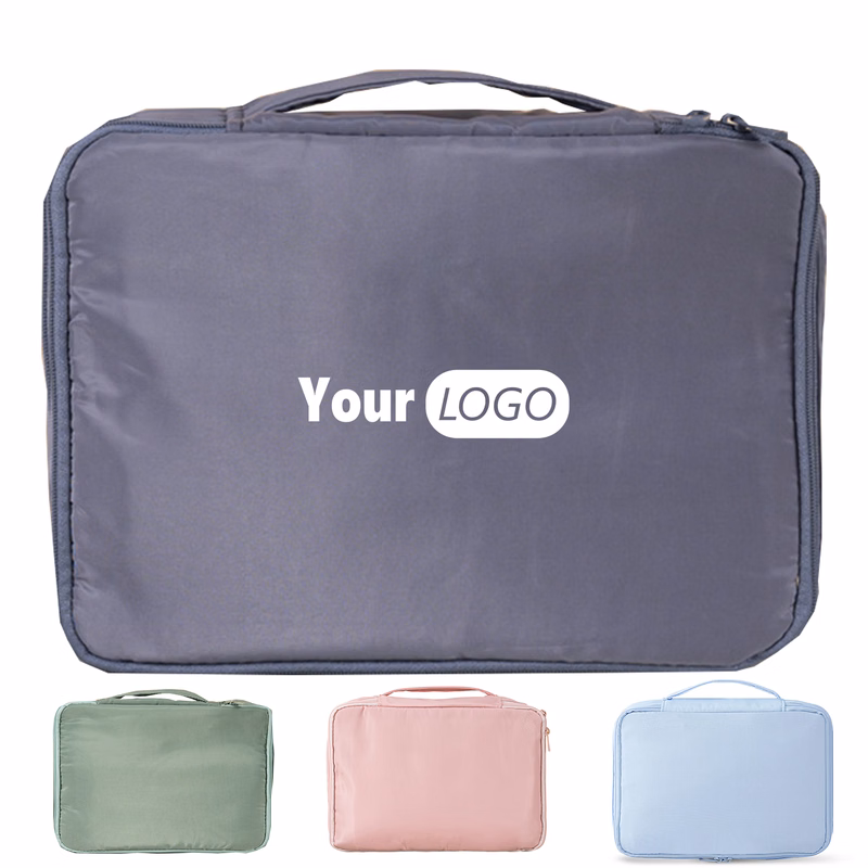 polyester Waterproof travel makeup bag