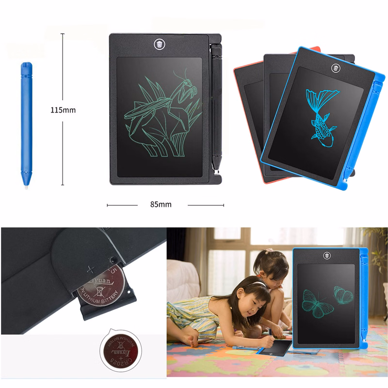 LCD Screen Writing Tablet Erasable Notepad Digital Writing Color Board