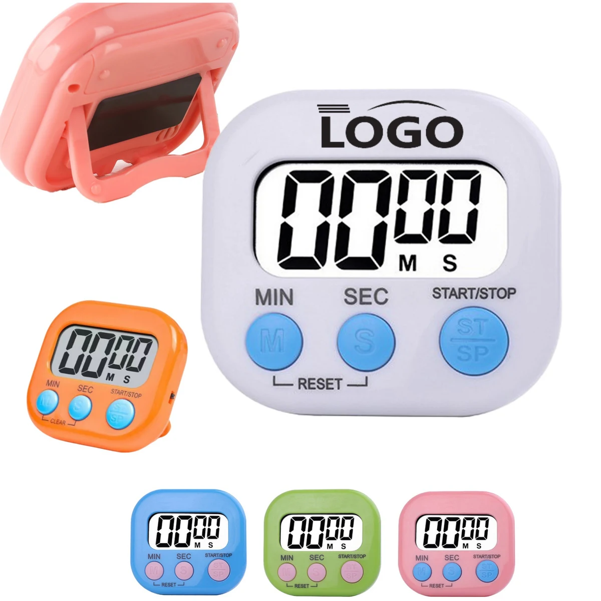 Magnetic Digital Timers Big LCD Display 1