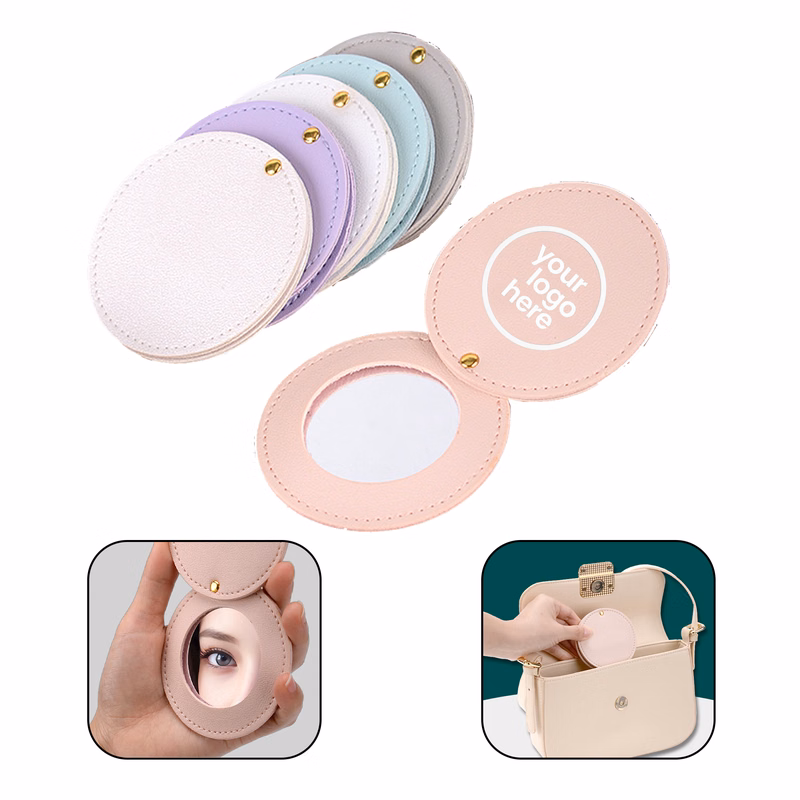 MOQ:50pcs Portable Rotating Compact Mirror