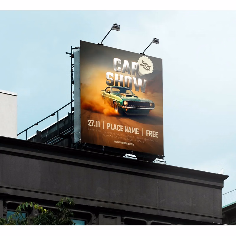 Heavy Duty Premium Banner-Top and Bottom Pole Pocket-1ftx1ft