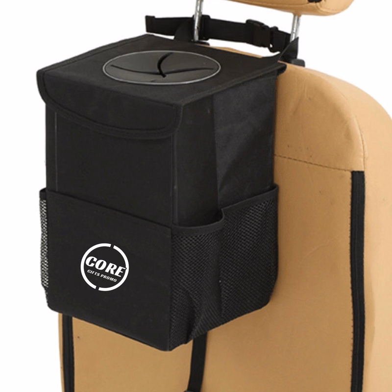 Car Trash Bag Can With Lid