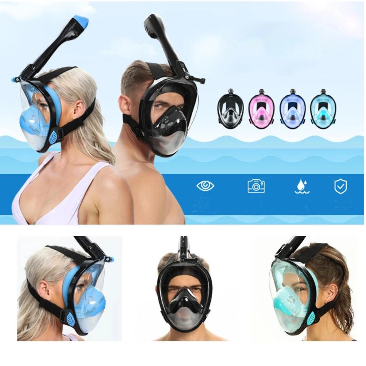 Full Face Snorkel Mask Innovative Snorkeling 1