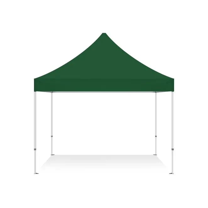 Green Canopy Tent (Topper and Frame) - (10' x 10ft) 1