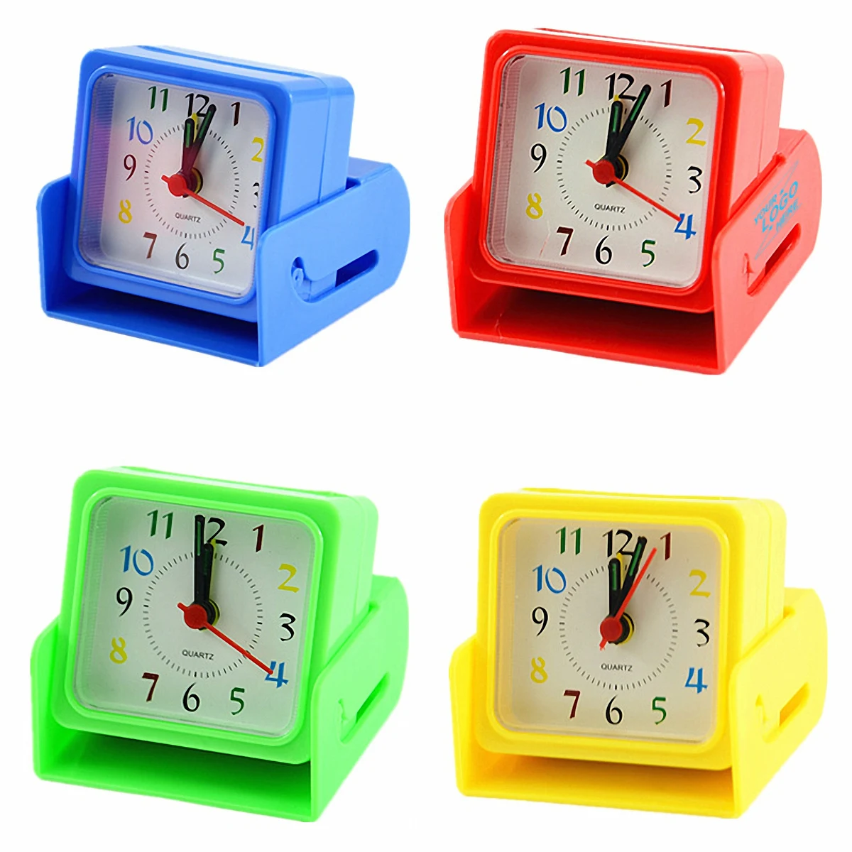 Square Plastic Alarm Clock 1