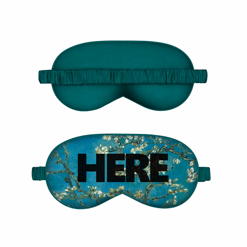 MOQ50 Custom Cotton Padded Sleep Eye Mask For Relaxation