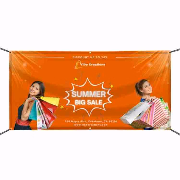 Custom Ultra Premium Vinyl Banners (1ft x 1ft/sqft)