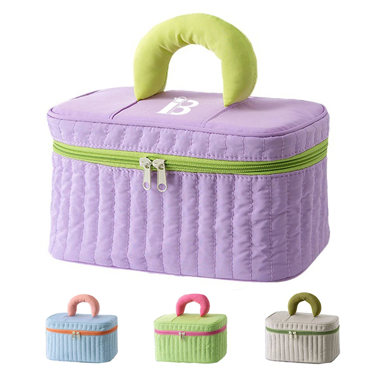 Polyester color contrast makeup bag 1