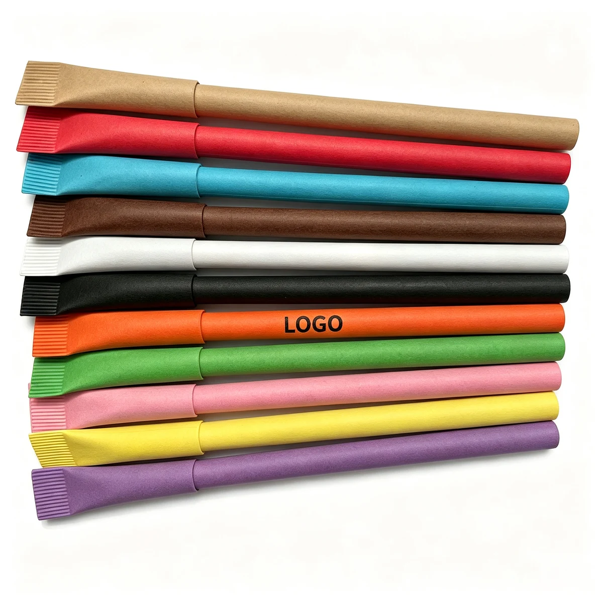 Colorful Kraft Paper Tube Pen Holder 1