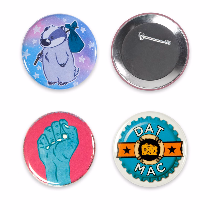 1.25" Circle Celluloid Pin-Back Button