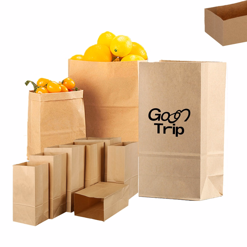 Kraft Paper Square Bottom Bag