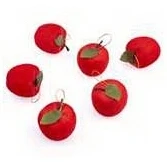 Christmas Tree Ornament Red Foam Apple 1