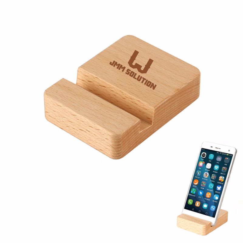 Wood Block Phone Stand