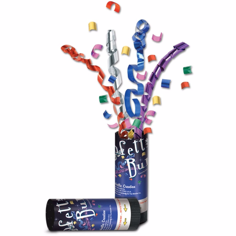 New Year Confetti Bursts - Multicolor