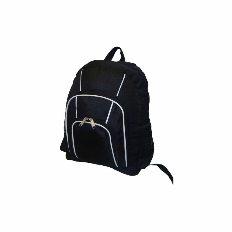 16" Classic Backpacks - Black Multi-Pocket