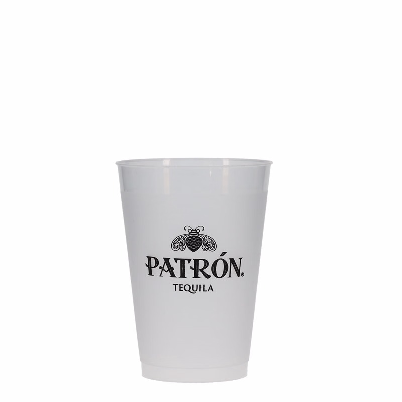 12 oz Frost-Flex Plastic Cup Frosted Tradition Print