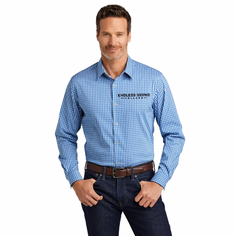 Brooks Brothers(R) Tech Stretch Patterned Shirt