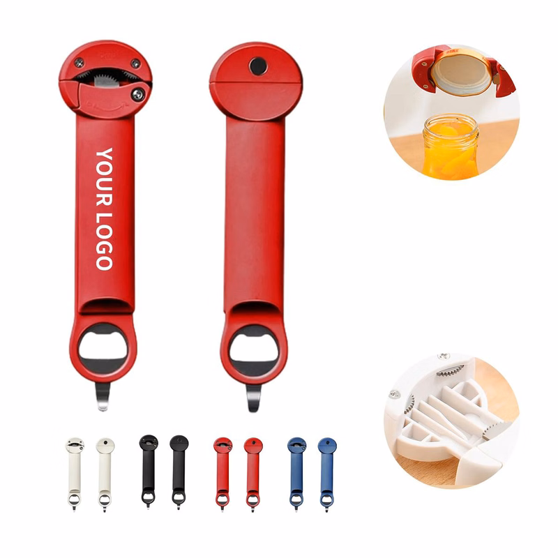 Space Saving Can Opener with Magnetic Head