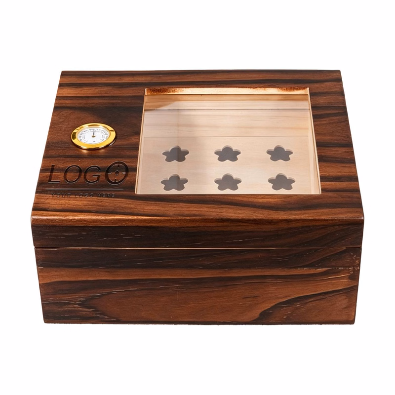 Wooden Cigar Humidor Case