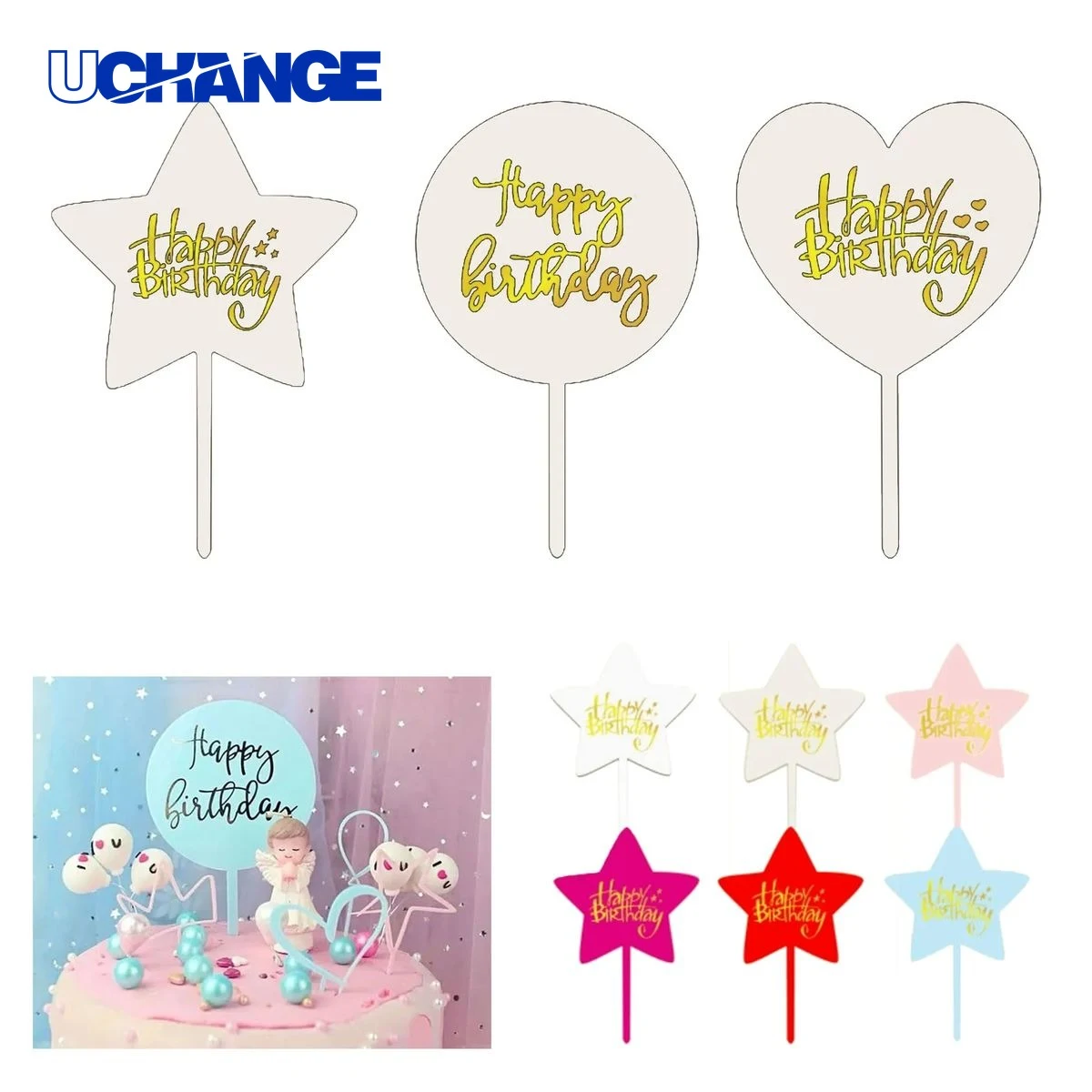 Party Cupcake Toppers for Events and Celebrations 1
