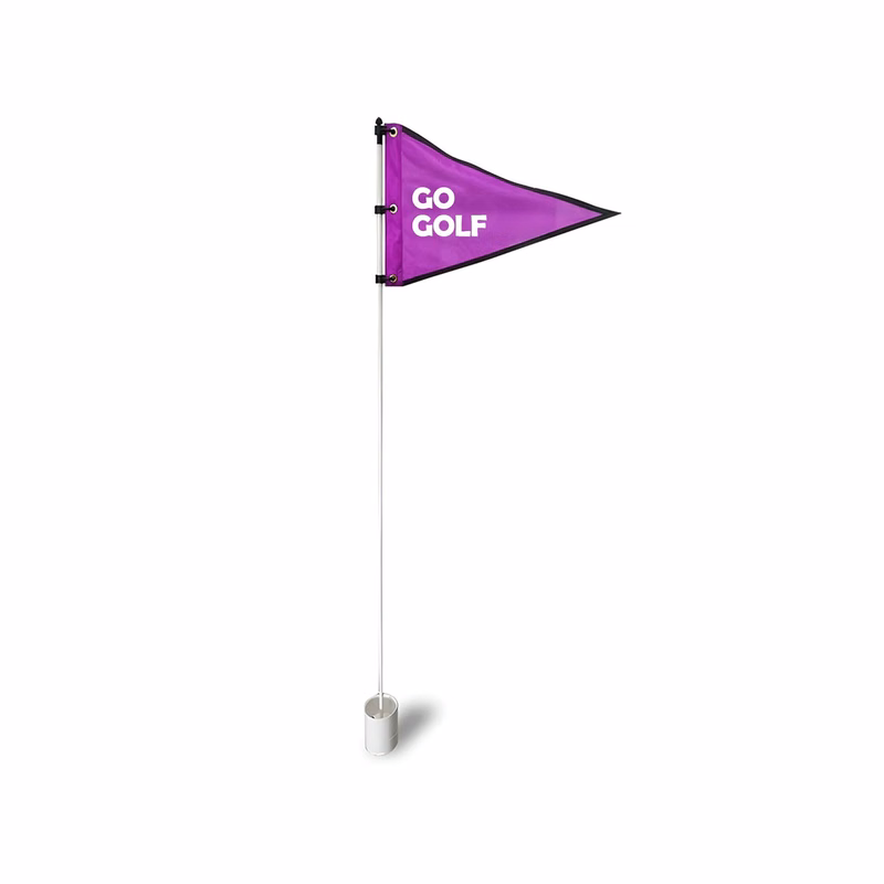 Golf Flags - Triangle, Single Sided (20" x 14")
