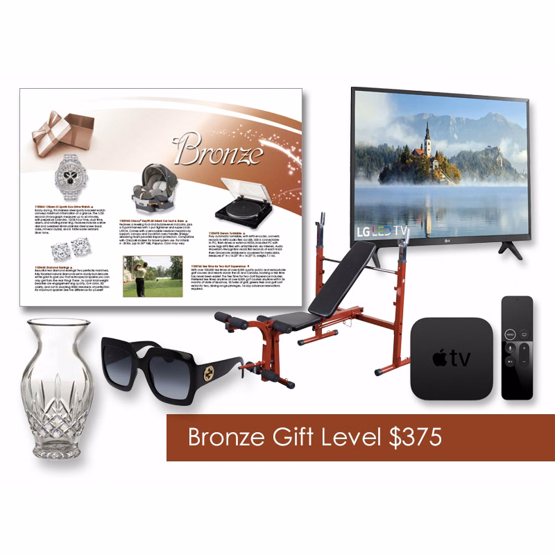 $375 Gift of Choice (Bronze Level) Gift Booklet