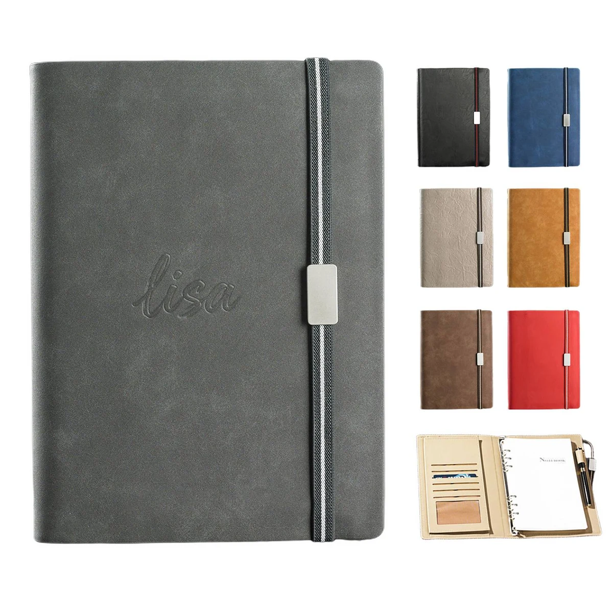 A5 PU Leather Binder Notebook 1
