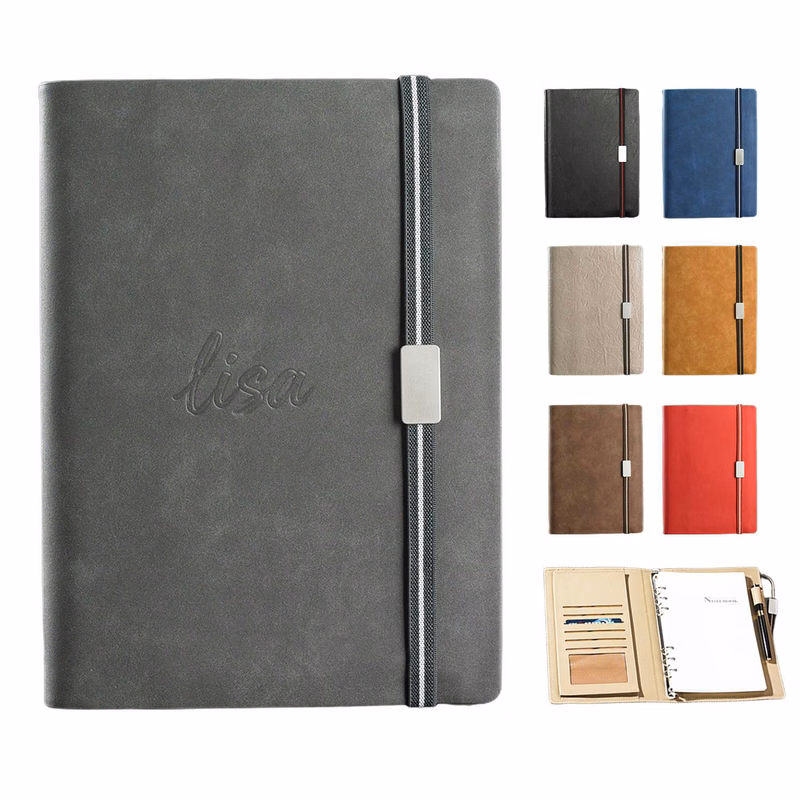 A5 PU Leather Binder Notebook
