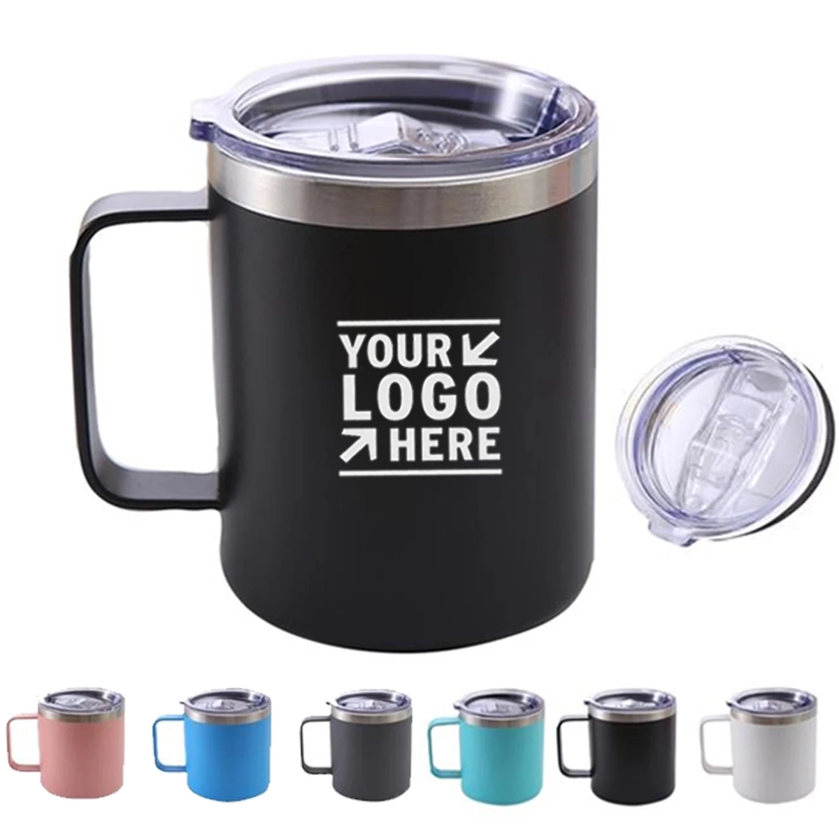 14oz Stainless Steel Coffee Mug Cup 1