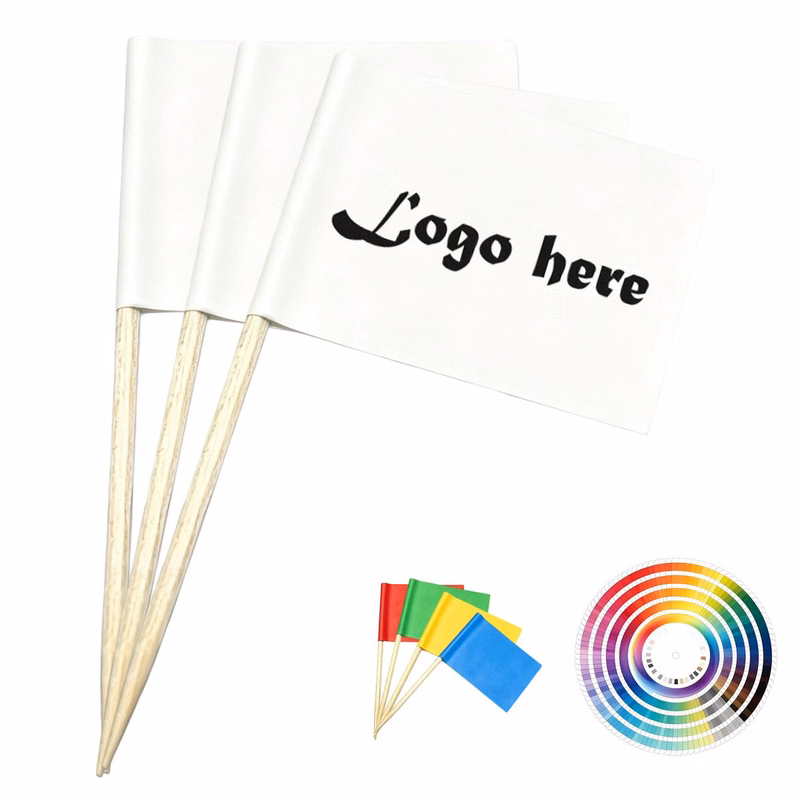 Mini Wooden Stick Table Flag