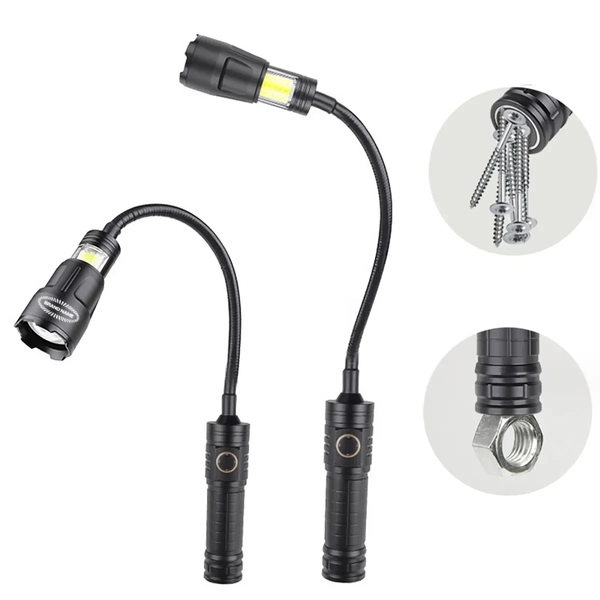 In Stock Telescopic Zoomable Light Super Bright Flashlight 1