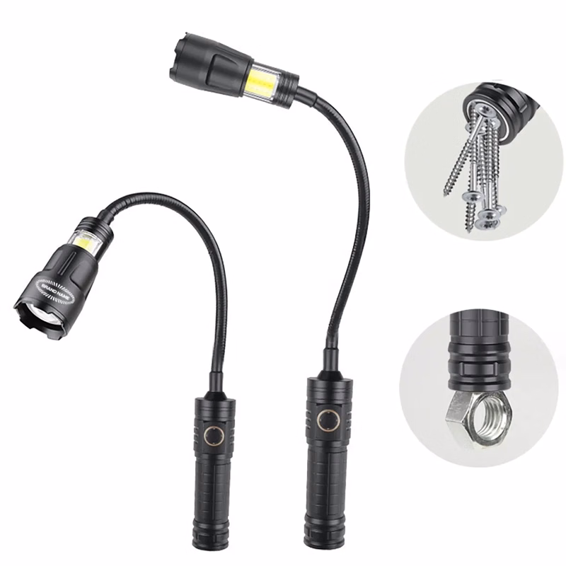 In Stock Telescopic Zoomable Light Super Bright Flashlight