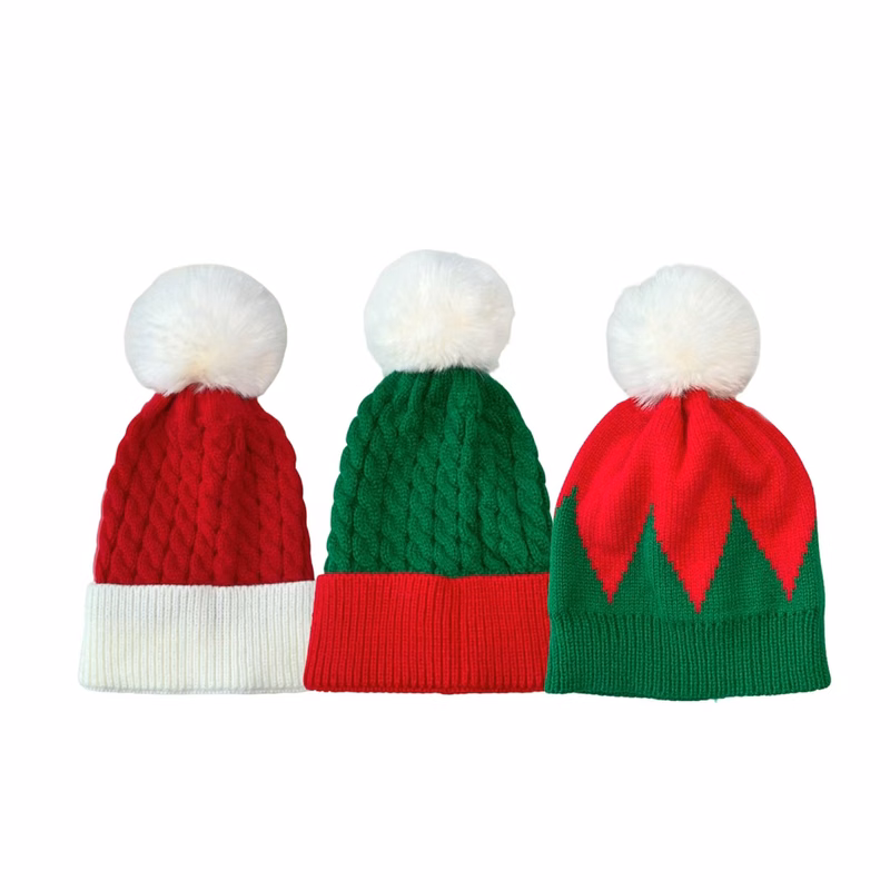 Christmas Cable Knit Beanie