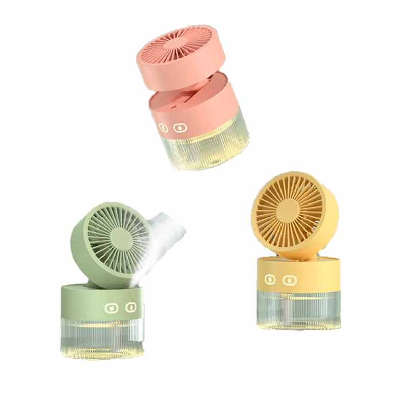 Mini fan air conditioner humidifier